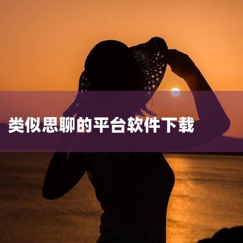 类似对话软件的软件,跟嘻聊一样的软件,