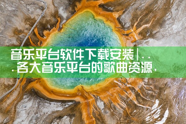 音乐平台软件下载安装