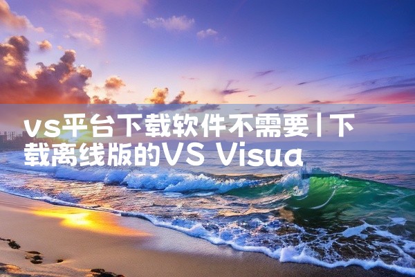 vs平台下载软件不需要